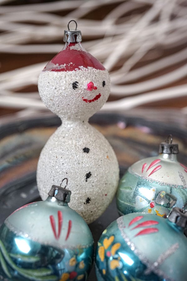 アンティーククリスマス薄ガラスオーナメントアソートセットB gx-638の