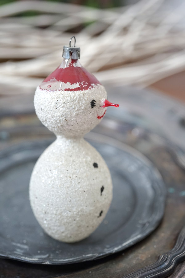 フランスアンティーク　ガラス・オーナメント アンティーククリスマス薄ガラスオーナメントアソートセットF gx-642の