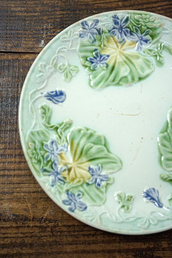 アンティークバルボティーヌパープルフラワーW20.8cm gc-1707の通販