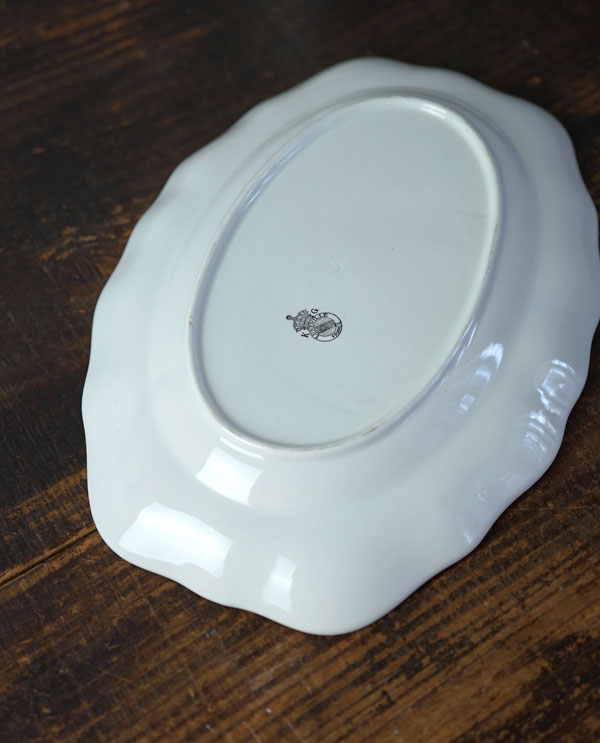 �ե�󥹤Υ��ͥӥ�K&G�μ����ܥ��˥��륪���Х�ץ졼��30.5��22cm 1900ǯ�� gc-1734