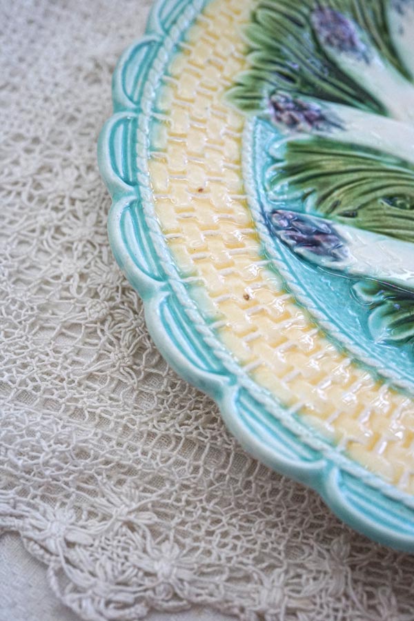 珍しいリムの バルボティーヌ アーティチョークとアスパラガス *状態良 珍しいリムの バルボティーヌ アーティチョークとアスパラガス *状態良