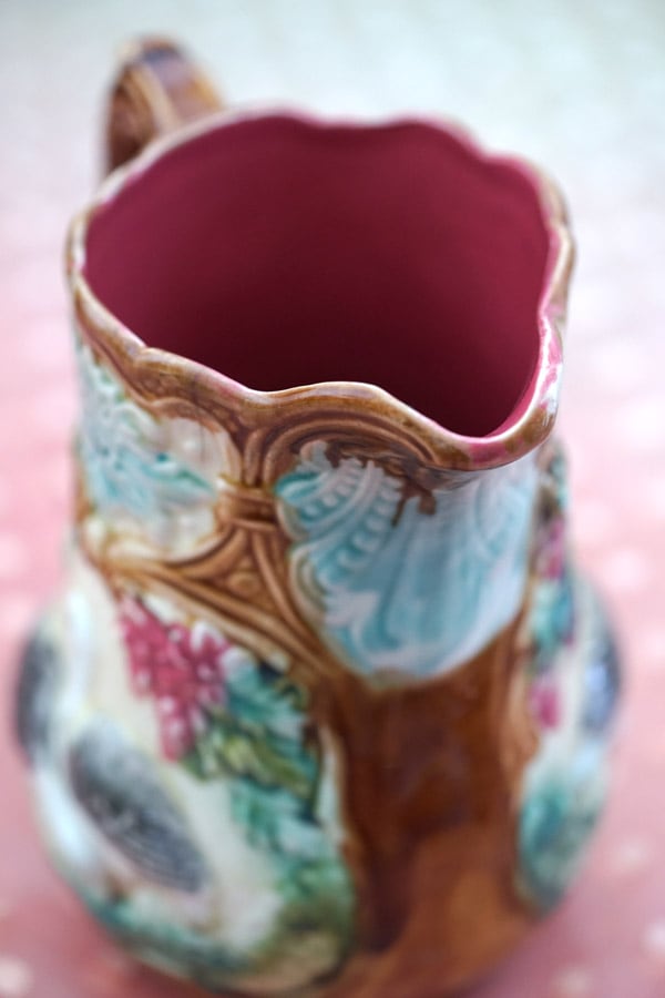 アンティークバルボティーヌ番の鳥のピシェH17.5cm gc-1505の通販