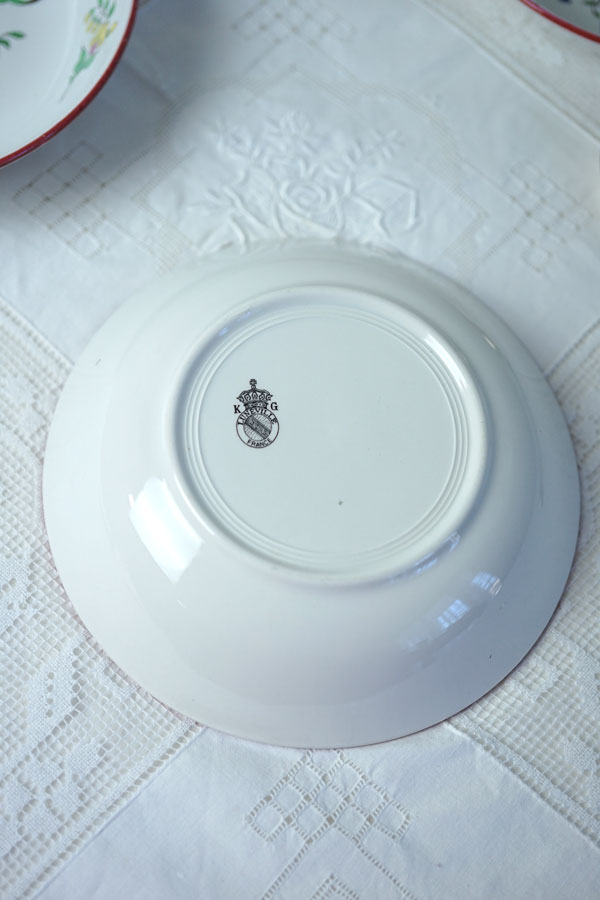�ե�󥹤Υ��ͥӥ�K&G�μ����ܥ��˥��륵����ץ졼��20��4.5cm 1900ǯ�� gc-1731