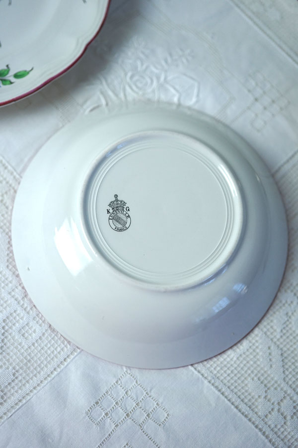 �ե�󥹤Υ��ͥӥ�K&G�μ����ܥ��˥��륵����ץ졼��20��4.5cm 1900ǯ�� gc-1732