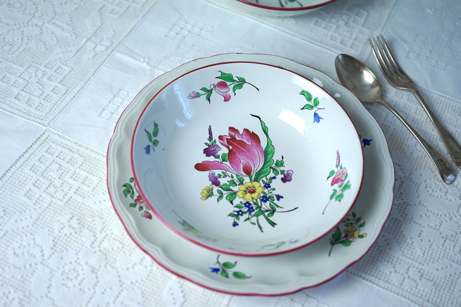 �ե�󥹤Υ��ͥӥ�K&G�μ����ܥ��˥��륵����ץ졼��20��4.5cm 1900ǯ�� gc-1732