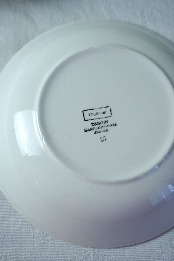 �ǥ�����󥵥륰�ߥ�̤Υȥ����졼��Digoin Sarreguemines Touraine������ܡ���20.5��4.5cm��gc-1773