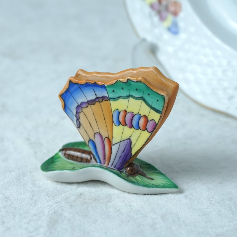 ヘレンドの蝶々のフィギュリンW6×H5cm gt-1126の通販｜こよなく