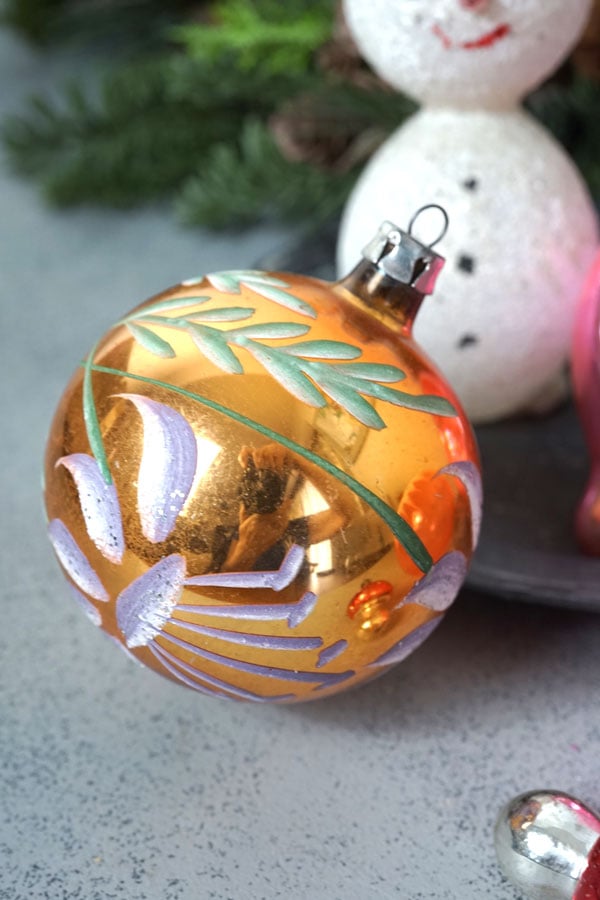 アンティーク クリスマスオーナメント 吹きガラス アソート
