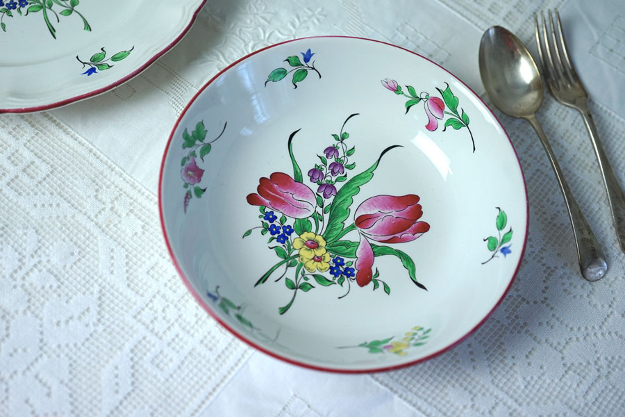 �ե�󥹤Υ��ͥӥ�K&G�μ����ܥ��˥��륵����ץ졼��20��4.5cm 1900ǯ�� gc-1733