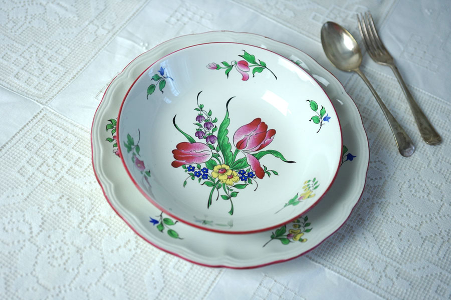 �ե�󥹤Υ��ͥӥ�K&G�μ����ܥ��˥��륵����ץ졼��20��4.5cm 1900ǯ�� gc-1733