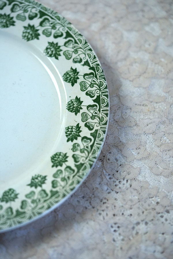 バドンヴィレのクローバBadonviller Trèfleデザート皿21cm