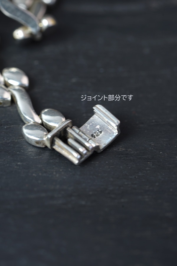 ヴィンテージ シルバー925ブレスレット（メキシコ・タスコ）ga-1308の