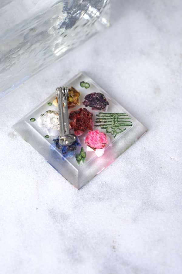 �����ꥹ�Υޥ�����顼�Τ��֤��������롼�����ȥ֥�����1940ǯ�庢 3.5��3.5��0.7cm ga-1125