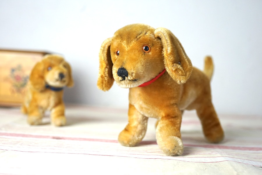 アンティーク シュタイフ ダックスフント Steiff Hexie 15cm