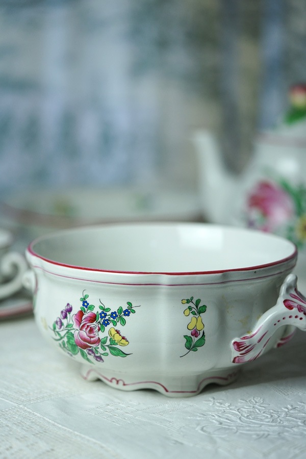 �ե�󥹤Υ��ͥӥ�K&G�μ����ܥ��˥���ܡ���W20��27��H10cm����20cm 1900ǯ�� gc-1742