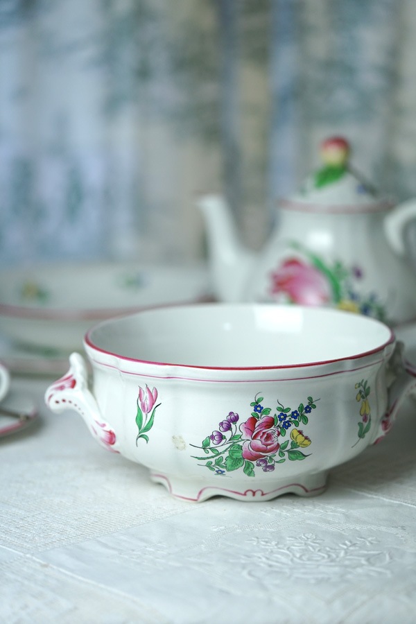 �ե�󥹤Υ��ͥӥ�K&G�μ����ܥ��˥���ܡ���W20��27��H10cm����20cm 1900ǯ�� gc-1742