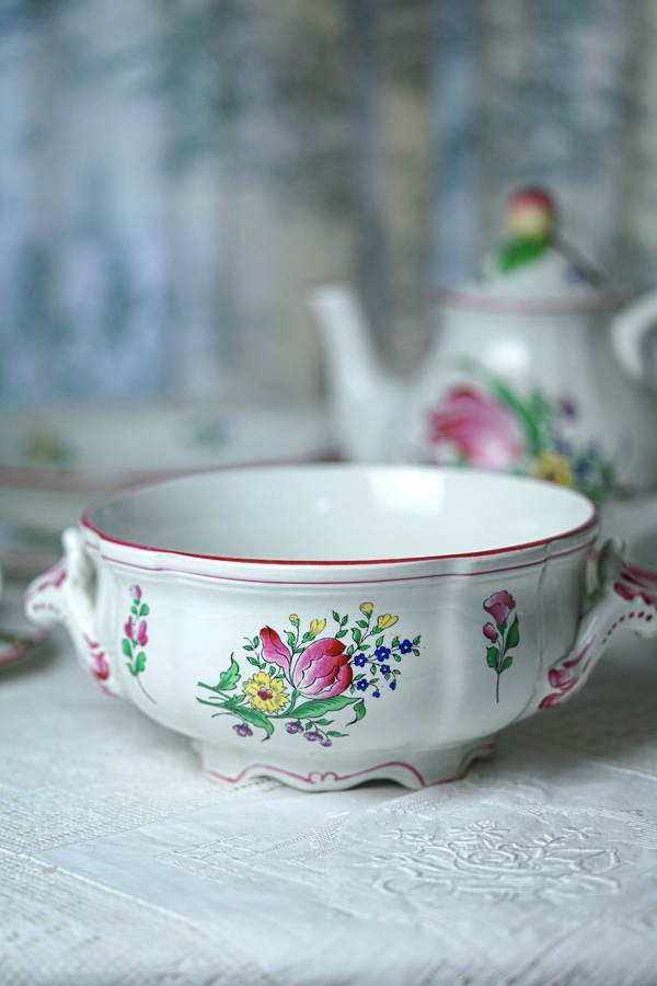 �ե�󥹤Υ��ͥӥ�K&G�μ����ܥ��˥���ܡ���W20��27��H10cm����20cm 1900ǯ�� gc-1742