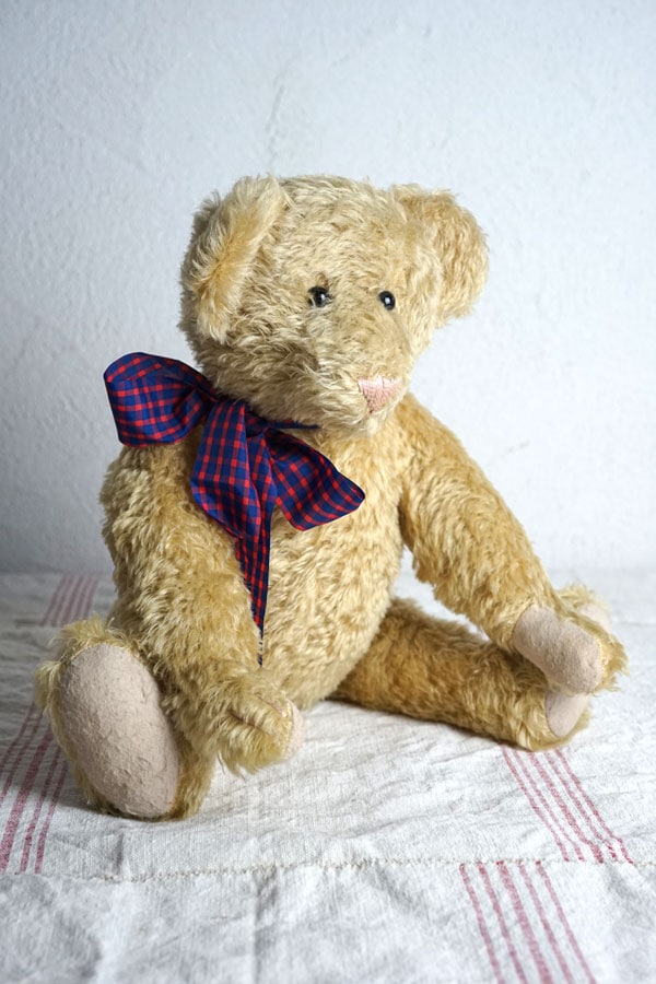 シュタイフ　Original Teddy ヴィンテージベア Sweet Large Deep Gold Steiff 5xJointed Original Teddy Bear