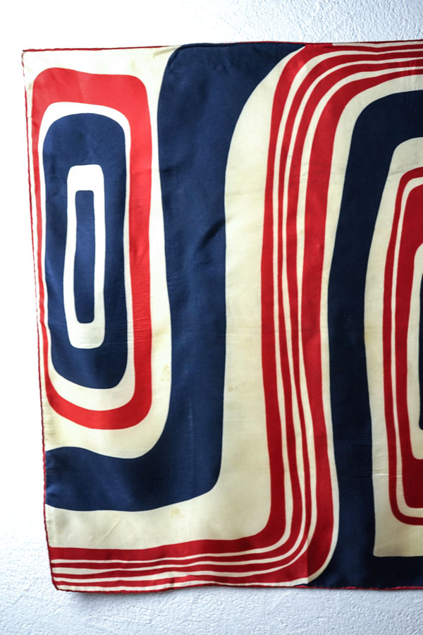 1960s ������ơ��� ���륯�������� �ȥꥳ�������Louis Feraud / 76��75cm��gd-293