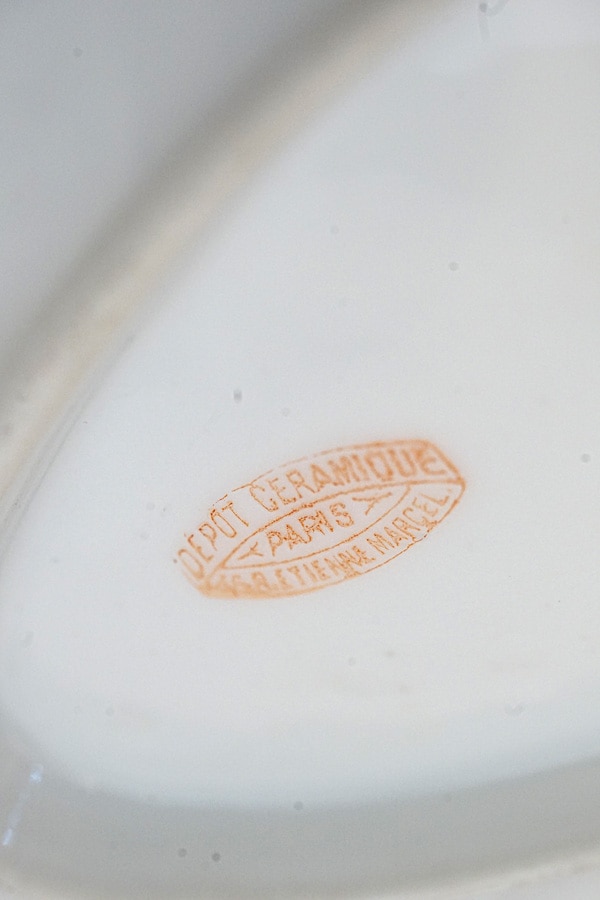 ����ƥ������Υԥ󥯥ե��Υ������23.5��13.5cm 1900ǯ�庢 gc-1220