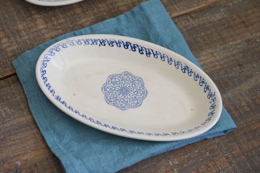 ����ƥ������֥롼�Υ��ƥ󥷥�Υ������25��15cm 1900ǯ�庢 gc-1222