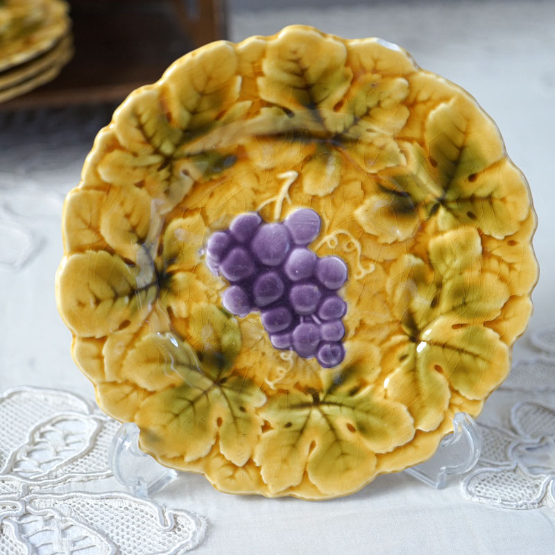 ���륰�ߥ��Sarregumines���֤ɤ��ΥХ�ܥƥ����̥ץ졼��W19.5cm 1920-60ǯ�塡gc-1478