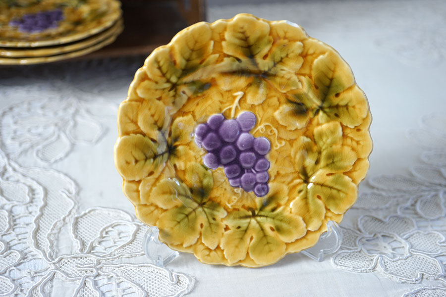 ���륰�ߥ��Sarregumines���֤ɤ��ΥХ�ܥƥ����̥ץ졼��W19.5cm 1920-60ǯ�塡gc-1478