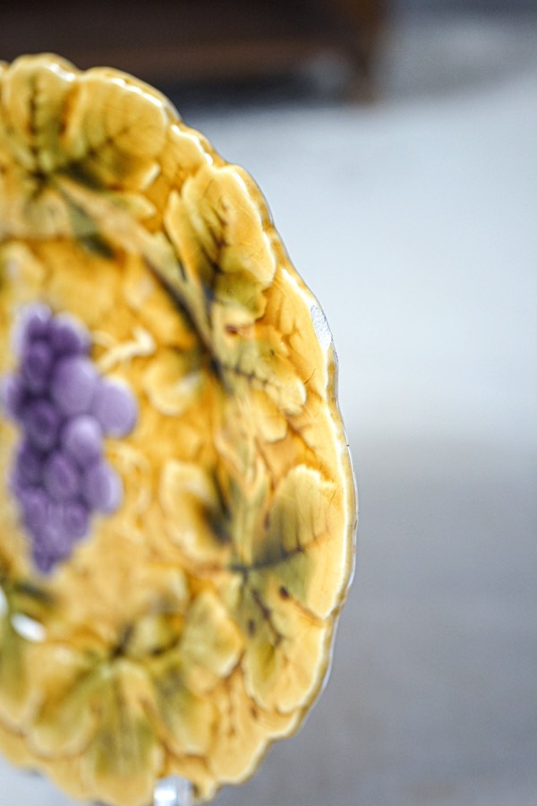 ���륰�ߥ��Sarregumines���֤ɤ��ΥХ�ܥƥ����̥ץ졼��W19.5cm 1920-60ǯ�塡gc-1478