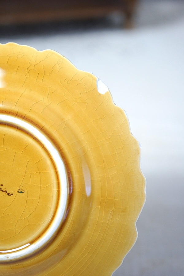 ���륰�ߥ��Sarregumines���֤ɤ��ΥХ�ܥƥ����̥ץ졼��W19.5cm 1920-60ǯ�塡gc-1478