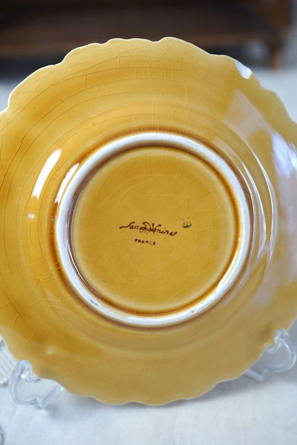 ���륰�ߥ��Sarregumines���֤ɤ��ΥХ�ܥƥ����̥ץ졼��W19.5cm 1920-60ǯ�塡gc-1478