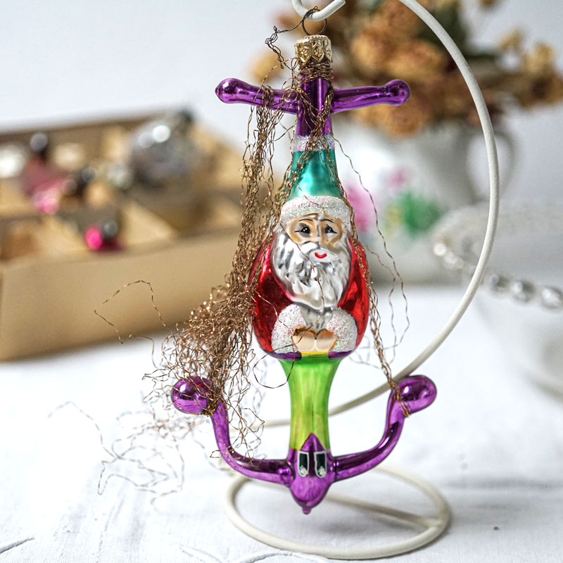 �ݡ����ɥ��󥿤������饹�����ʥ��ȥ�����ɥ᥿���դ�H17cm 1950ǯ�庢��gx-671