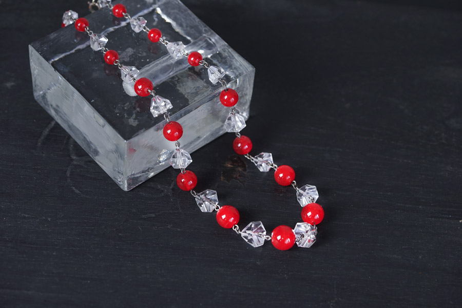 �٥ͥ�����Υ����������饹�ȥ��ꥹ���륬�饹�Υͥå��쥹44cm1930ǯ�� ga-1111