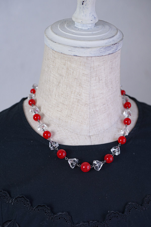 �٥ͥ�����Υ����������饹�ȥ��ꥹ���륬�饹�Υͥå��쥹44cm1930ǯ�� ga-1111