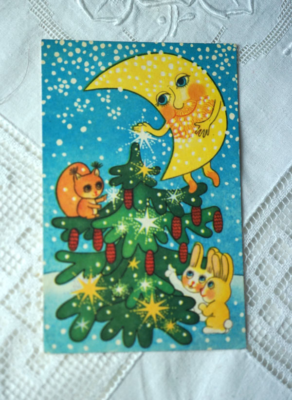 ��ȥӥ���1980ǯ�庢�Υ��ꥹ�ޥ�������29.5��10.5cm gh-297