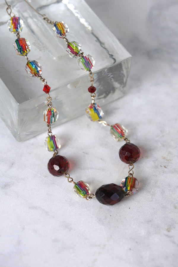 �����ꥹ�Υ쥤��ܡ����饹�ȥ��������Υ��饹�Υͥå��쥹42cm 1930ǯ�塡ga-1112