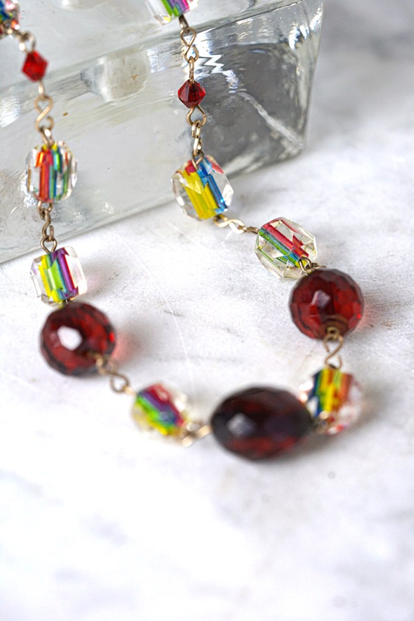 �����ꥹ�Υ쥤��ܡ����饹�ȥ��������Υ��饹�Υͥå��쥹42cm 1930ǯ�塡ga-1112