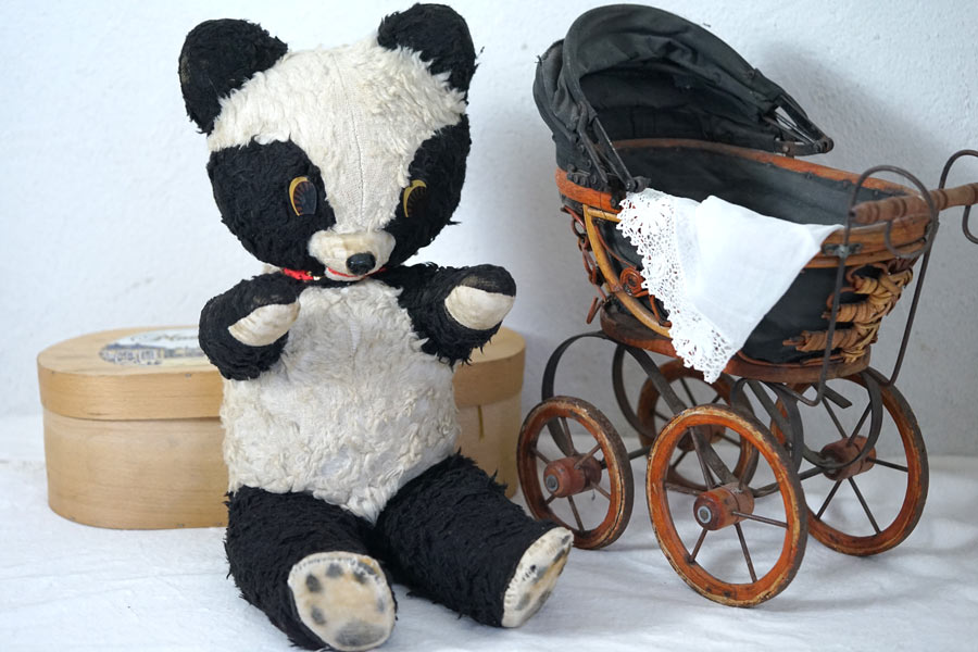 �ե�󥹤Υ��å��夵��̥�ϤΥѥ���٥�56cm��1950��60ǯ�庢��gt-975