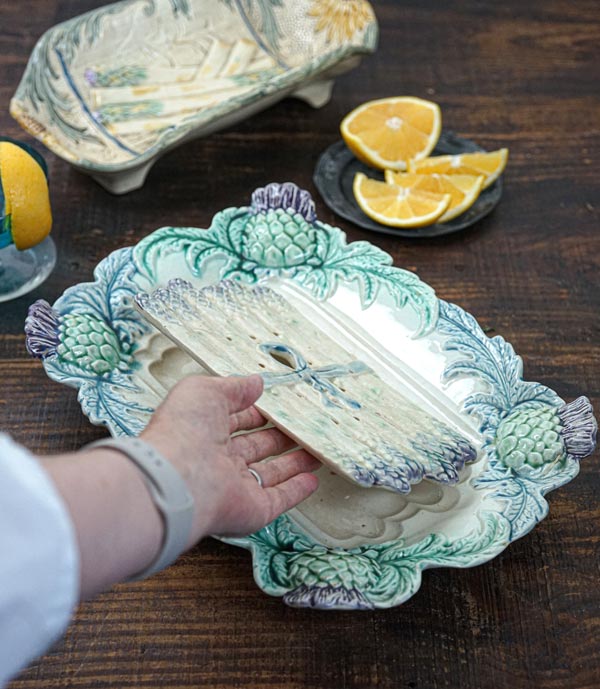 アンティークバルボティーヌのアスパラとアーティチョークの