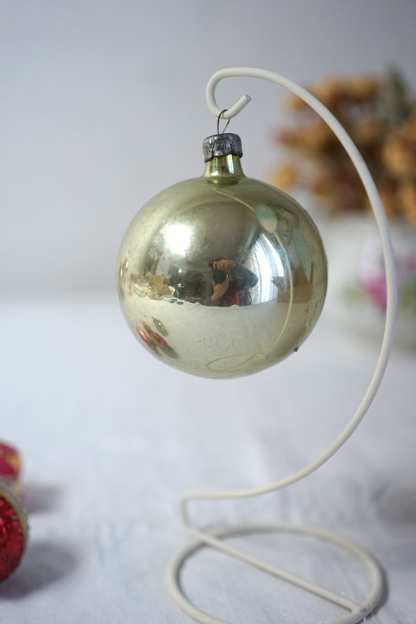 �ݡ����ɤο᤭���饹�Υ����ʥ��� �ܥ�֥����졼�å�����դä�W8cm 1940ǯ�庢 gx-675