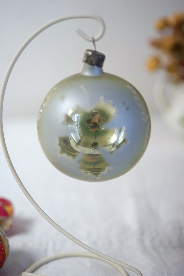 �ݡ����ɤο᤭���饹�Υ����ʥ��� �ܥ�֥����졼�å�����դä�W8cm 1940ǯ�庢 gx-675