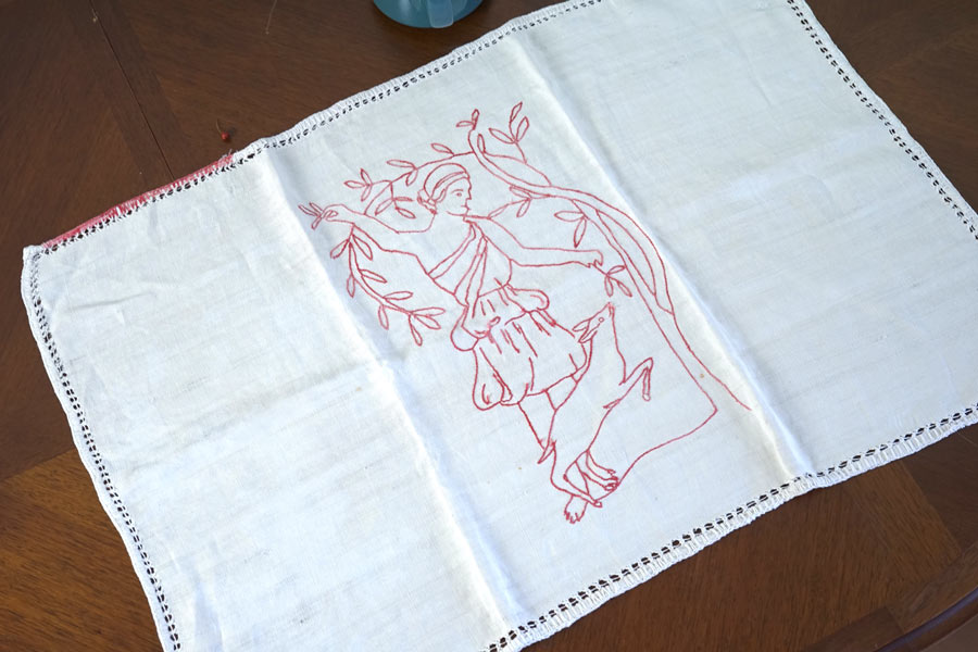 �ե�󥹤Υ�åɻɽ��Υ�ͥ�Υޥå�73��50cm ge-1168