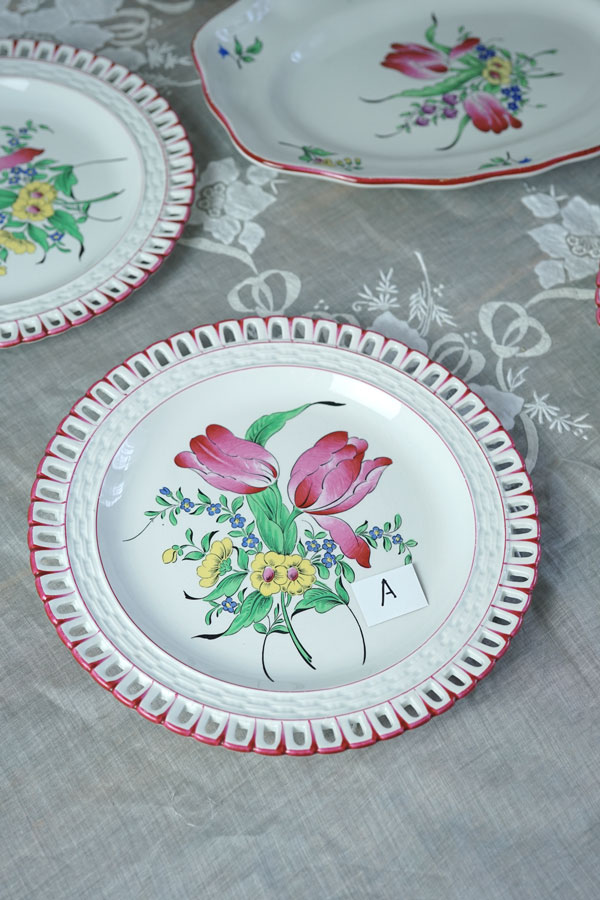 �ե�󥹤�̾���ҥ��ͥӥ�� �졼����μ����ܥ��˥���ץ졼��23.8cm 6�祻�å� 1900ǯ��  gc-1690