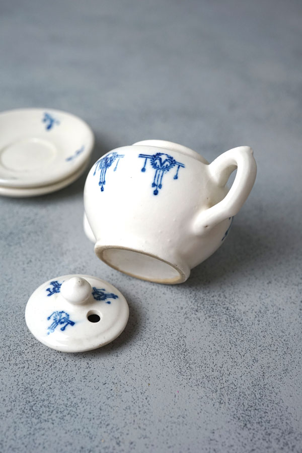 エタン ピューター フランスアンティーク ヴィンテージ 花リム プレート エタン・ピューター 花リムプレート10.5cm｜フランスアンティーク