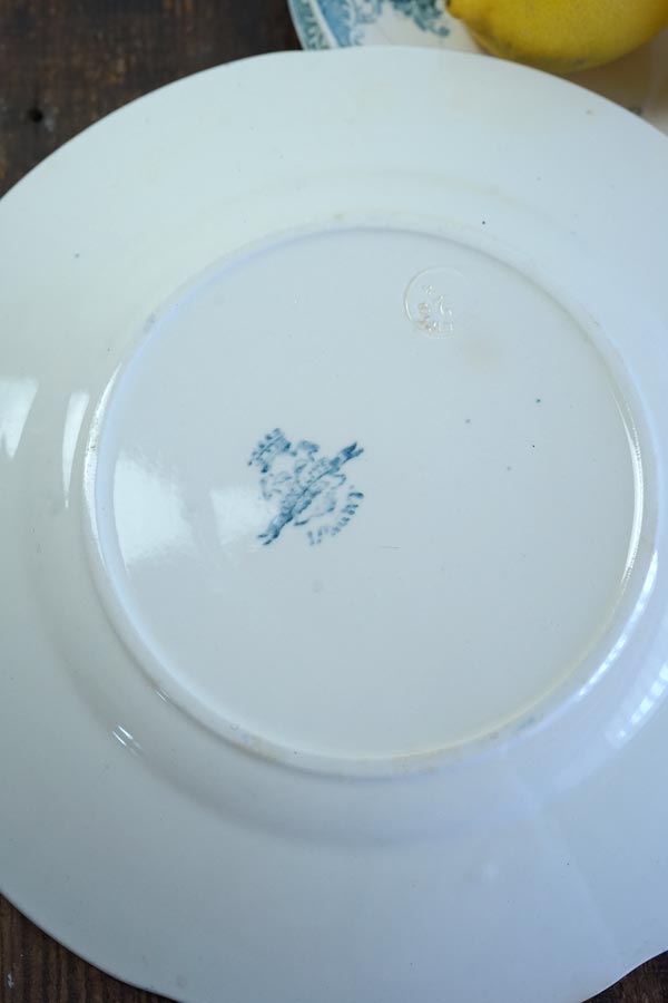 󥦥 ֥Longwy GobelinsΥǥʡץ졼25.5cm 1900ǯƬgc-1633