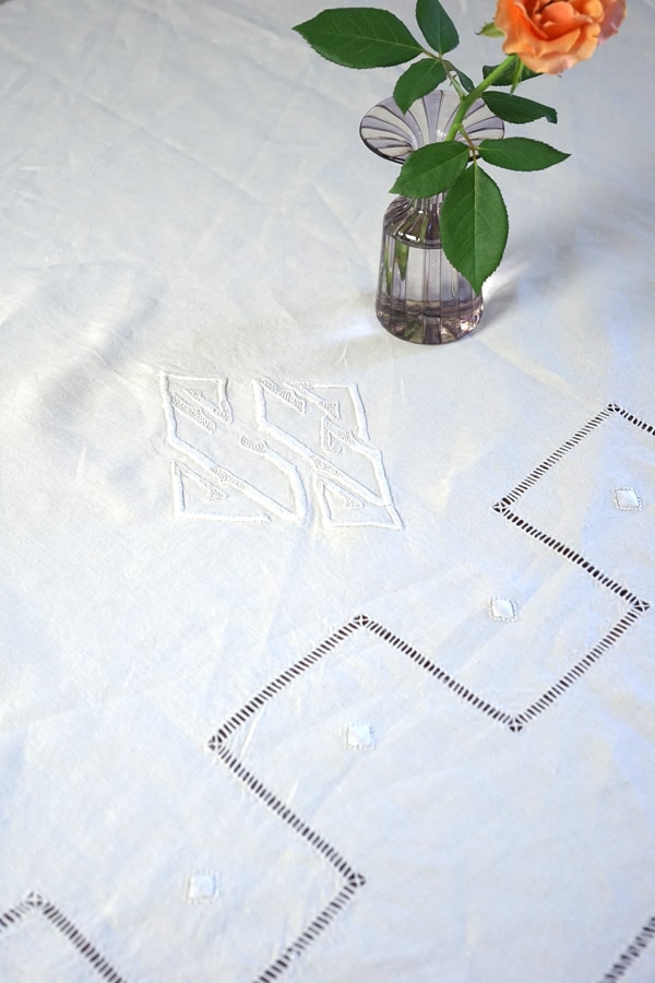 1920ǯ�庢�Υե�����ۥ磻�ȥ���ɽ��Ρ֥ɥ�סʥ٥åɥ�ͥ��W220��105cm��gli-0374