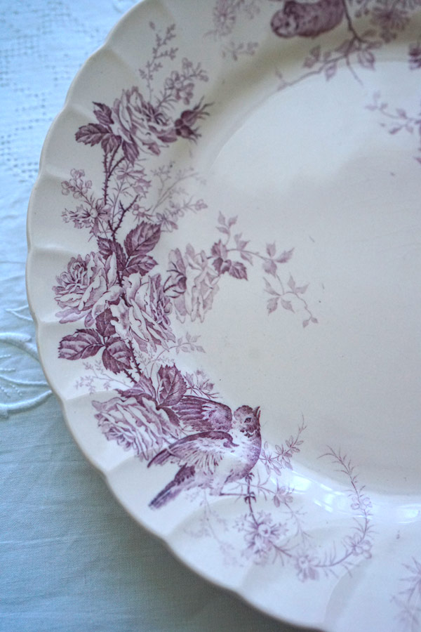 �ӥ�������ܥå�Villeroy��Boch Aves Mettlach��Ļ��ʿ��1915ǯ�� 24.5cm gc-1372