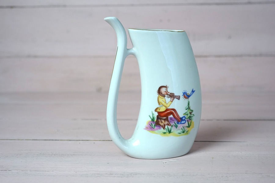 ������ �ݡ����ɤΏ��miel���w�� �������˥������ɥ륤���� ���ѥ��å� 1950-70ǯ��H16.5cm gc-1895