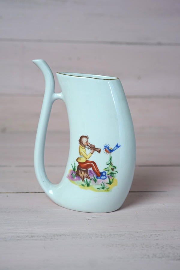 ������ �ݡ����ɤΏ��miel���w�� �������˥������ɥ륤���� ���ѥ��å� 1950-70ǯ��H16.5cm gc-1895