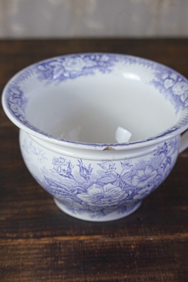 サルグミンヌ SARREGUEMINES U&CのJardinier大きなポット gc-1194の