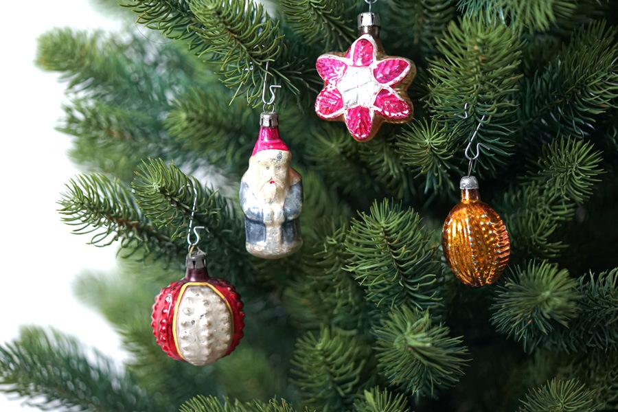 12/21まで20％OFF】ポーランドの吹きガラスクリスマス ミニ